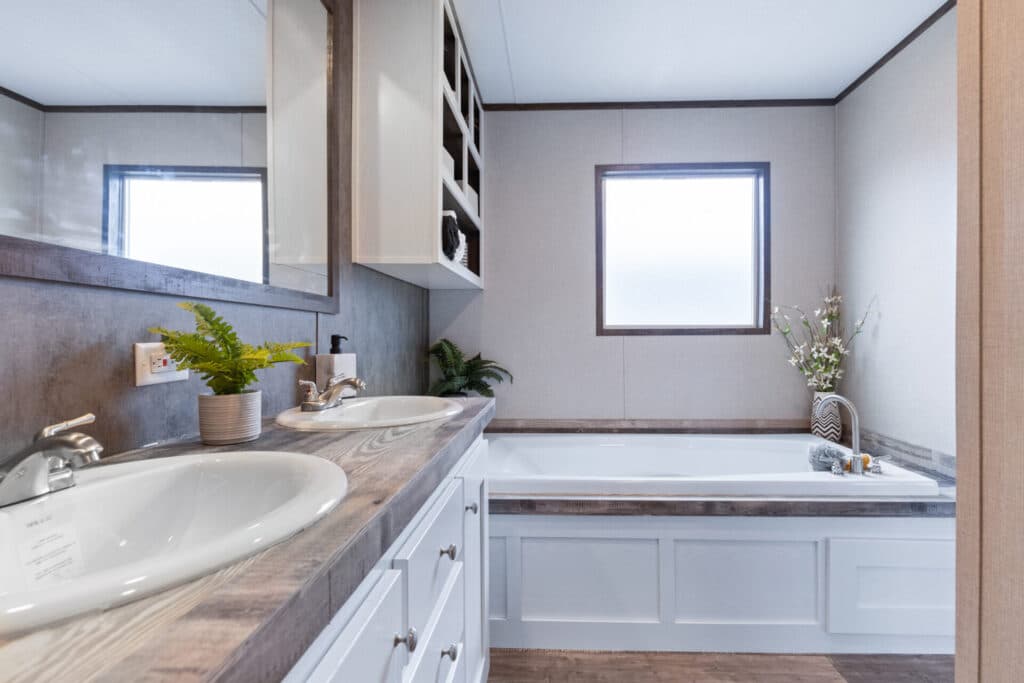 Cypress bathroom home features