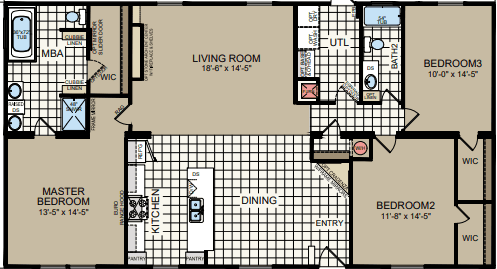 Csd3256a floor plan home features
