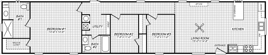 Verde ranch 16763n floor plan home features