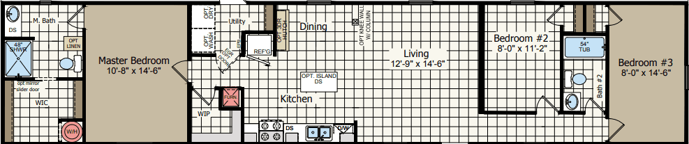 Cs1672c floor plan home features