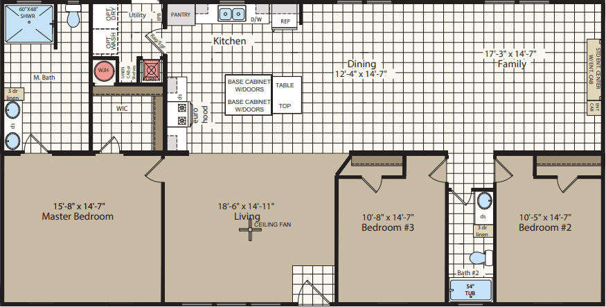 Nm3260a floor plan home features