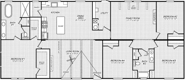 American dream 32724d floor plan home features