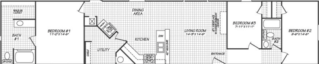 Alamo lite 16723t floor plan home features