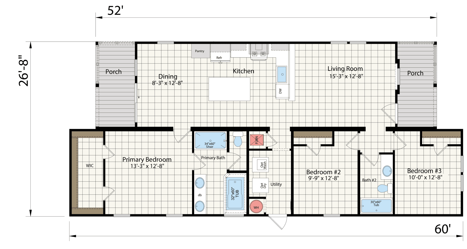 Innovation 2860s floor plan home features