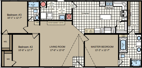 Csd2856l floor plan home features