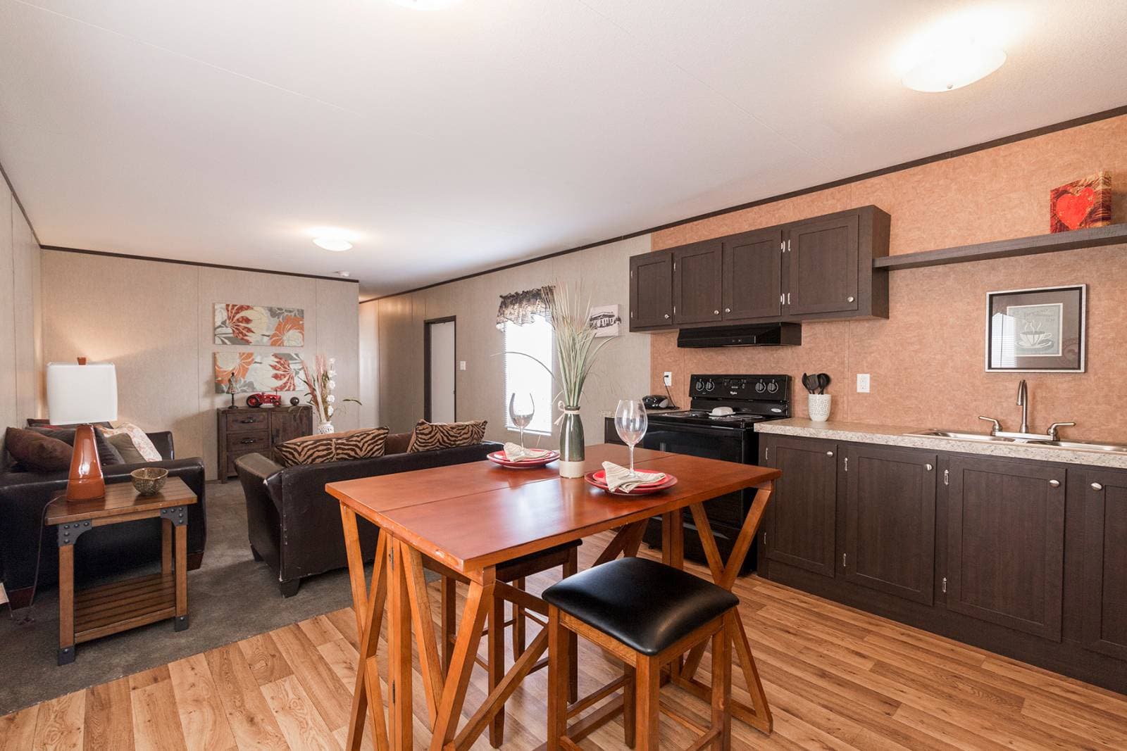 Rm1466a kitchen and living room home features